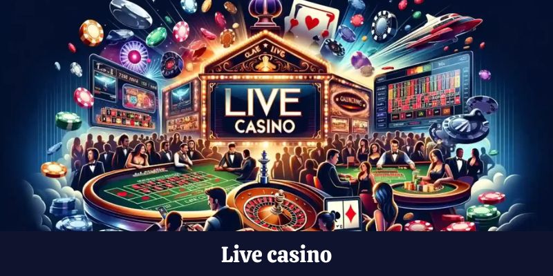 Sảnh live casino thu hút