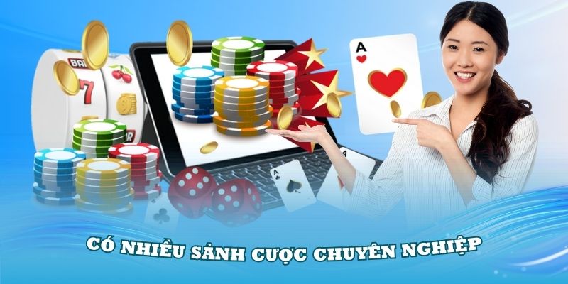 Có nhiều sảnh cược chuyên nghiệp và hấp dẫn tại nhà cái